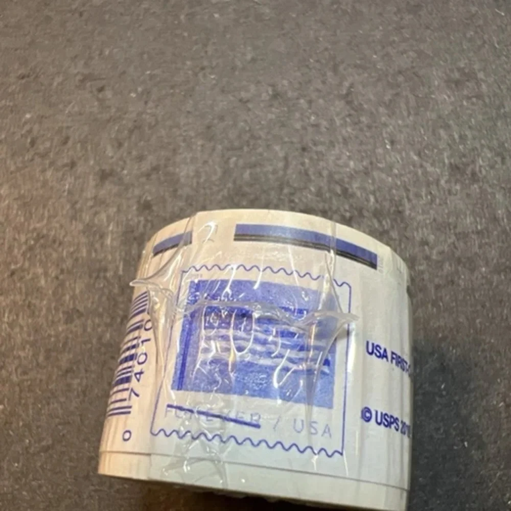 10 Rolls 2019 First-Class Forever Stamp - Blue and White